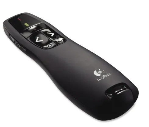Logitech%20R400%20PowerPoint%20Presenter,%20Wireless%20Presentation%20Remote%20with%20Laser%20Pointer%20and%20USB%20Plug-and-Play%20Receiver%20-%20Image%202