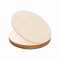 10PCS Natural Wood Pieces Slice Round Unfinished Wooden Discs for Crafts Centerpieces DIY Christmas Ornaments 5.9inch. 