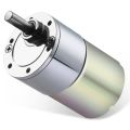 DC 12V 1000RPM Gear Motor High Torque Electric Mini Speed Reduction Geared Motor Eccentric Output Shaft 37mm Gearbox. 