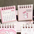 Student Desktop Book Pink Calendar Notebook Desktop Calendar 2024 Cute Calendar Cute Desk Calendar. 