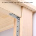 125x75mm L Shape Stainless Steel Shelf Corner Brace Angle Bracket. 