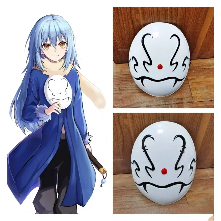Pinterest Rimuru Mask That Time Got Reincarnated as a Slime mask cosplay Rimuru Tempest Half ...