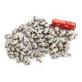 61Pcs/Set Grease Fitting Pack M6/M8/M10 Metal Nipple Mechanical Lubrication Part Grease Nipple Fitting Assortment Kits. 