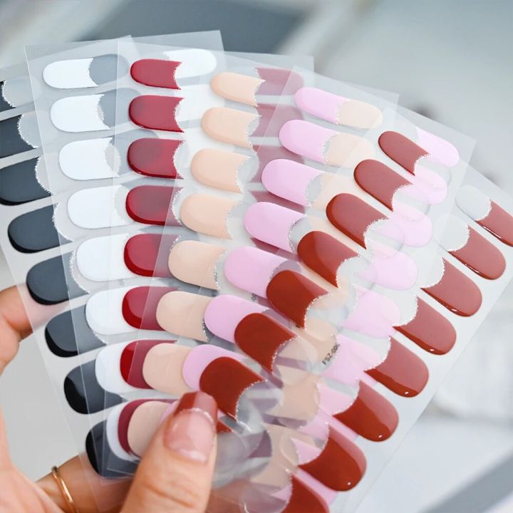 UV%20Semi-Cured%20Gel%20Nail%20Wraps%20Stickers%20Strips%20French%20Long%20Lasting%20Full%20Cover%20LED%20Gel%20Semi%20Cured%20Nail%20Sliders%20For%20Nail%20Extension%20-%20Image%205