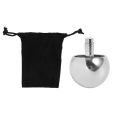 Tippe Top Metal Flip over Top Stainless Steel Spinning Top , Silver. 