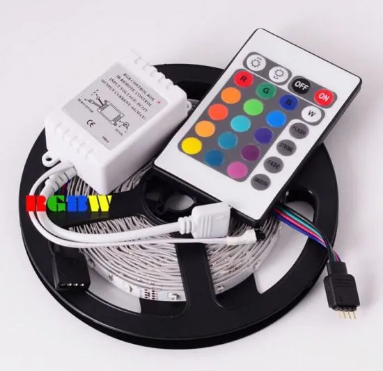 Newest%205M%202835%20SMD%20RGB%20Flexible%20300%20LED%20Light%20Strip%2060%20LED%20M+%2024%20Key%20Remote%20-%20Image%204