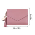 1Pc Short Tassel Wallet Women Fashion Purse Mini Coin Purse Female Money Pocket Small Card Holder Bag Girl Clutch Bag. 
