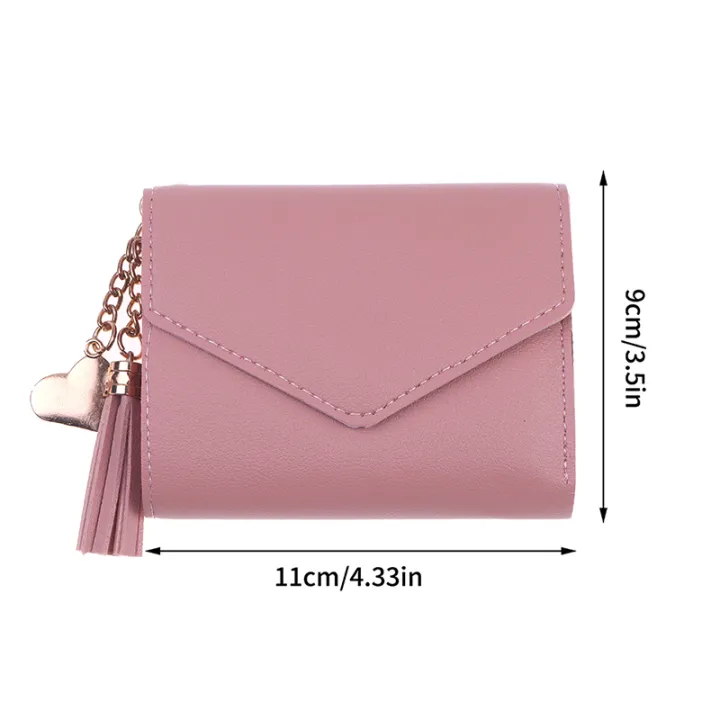 1Pc%20Short%20Tassel%20Wallet%20Women%20Fashion%20Purse%20Mini%20Coin%20Purse%20Female%20Money%20Pocket%20Small%20Card%20Holder%20Bag%20Girl%20Clutch%20Bag%20-%20Image%202