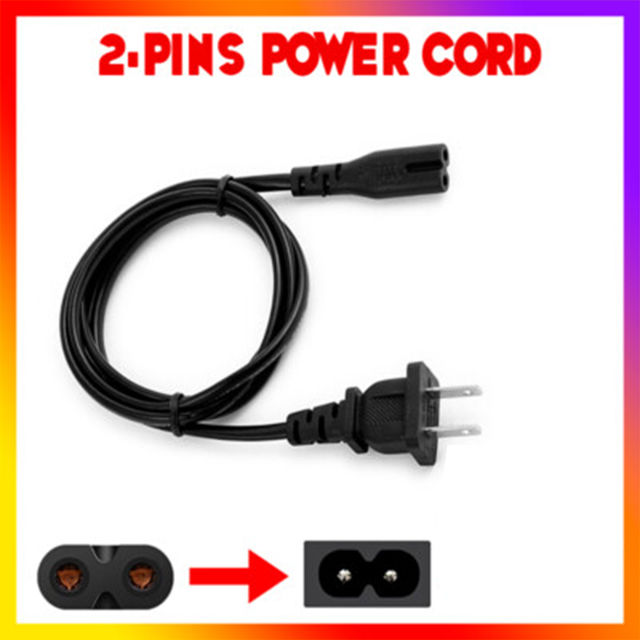 Power code adaptor 2 pin ac power for radio