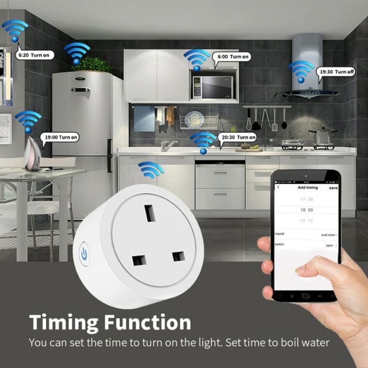 TUYA%2020A%20UK%20Plug%20WIFI%20Smart%20Socket%20With%20Power%20Monitor%20Voice%20Control%20Timing%20Work%20with%20Alexa%20Google%20Smart%20life%20-%20Image%203