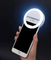 Portable Mobile Selfie Ring Light with Clip, 3-Level Brightness LED Flash, Ideal for Glamorous Photos, TikTok, YouTube, Compatible with iPhone and Android. 