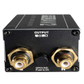 1 PCS PRO AV2 2CH HiFi Audio Isolator Ground Loop Audio Isolator Audio Noise Filter Noise Isolator Audio Signal Reducer. 