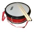 10/ 12 inch Snare Drum Side drum with Drum Stick Pair, Belt 10'' 12'' Snare Drum with Drumsticks and strap Head Drumstick Shoulder Strap Drum Mousse Student Band Key for Percussion Instrument Kids Drum. 