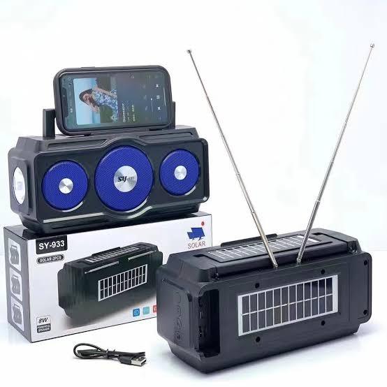 SY-933%20Wireless%20Bluetooth%20Speaker%20%7C%20Portable%20Stereo%20Sound%20%7C%20FM%20Radio%20%7C%20Solar%20Charging%20%7C%20Powerful%20Bass%20with%20Mobile%20Holder"%20&%20Power%20Full%20Torch%20With%20%20Brand%20Warranty%20-%20Image%203