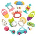 4/7 Pcs Rattle Baby Teething Toy Gift Pack - Handbell Baby Teether Set for 0m+ Infants Newborn Babies Toddlers Gift Set by ZinZen. 