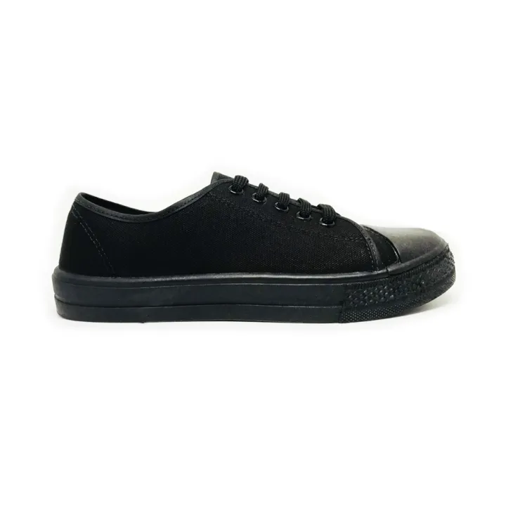 Bata Black Canvas Shoes Conquerer Daraz.lk