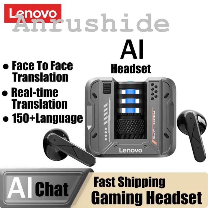 Lenovo%20LP49%20Wireless%20Bluetooth%20V5.4%20AI%20Translation%20Earphones%20Noise%20Fashion%20Reduction%20Music%20Headset%20Travel%20Real%20Time%20Translation%20Earbuds%20-%20Image%203