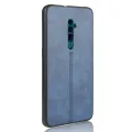 (Stock available) For Oppo Reno 10x zoom Shockproof Sewing Cow Pattern Skin PC + PU + TPU Case For OPPO Reno 10x zoom. 