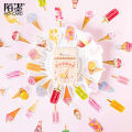 23/46pcs Ice cream dispenser Decorative Stationery mini box Stickers set Scrapbooking DIY Diary Album Sticker Label. 
