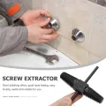 Faucet Broken Head Screw Wire Taker Water Pipe Triangular Valve Sliding Wire Broken Wire Double-head Extractor Home Tool. 