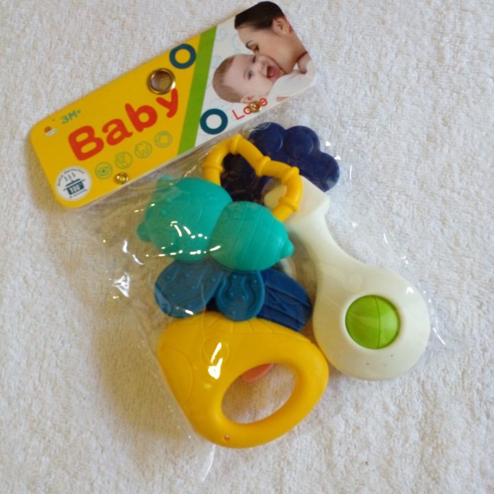 4%20Pcs%20Baby%20Teething%20Toy%20Set%20Silicone%20Baby%20Teether%20Freezer%20Safe%20Soothing%20Teether%20Set%203+%20Months%20-%20Image%203