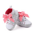 Kidlove Baby Girls Lace-up Toddler Shoes Elastic Band High-top Non-slip Soft Sole Baby Shoes. 