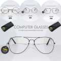 Anti Blue Light Round Computer Glasses Frame Optical Eyeglass For Men & Women. 