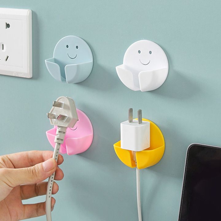 Plug%20Fixed%20Rack%20Data%20Cable%20Charger%20Power%20Plug%20Socket%20Holder%20Self%20Adhesive%20Multifunction%20Smile%20Face%20Plug%20Storage%20Hooks%20Seamless%20Nail-Free%20Home%20Wall%20Racks%20Creative%20-%20Image%202
