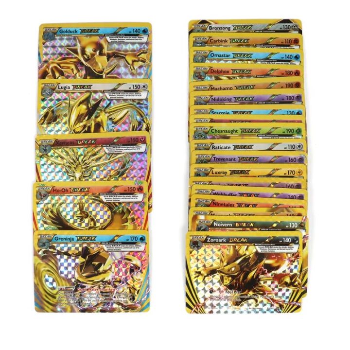 pokemon%20cards%20golden%2035Pcs%20Pokemon%20TCG%20XY%20Break%20Card%20Golden%20Arcanine%20Ho-Oh%20Lugia%20Greninja%20Trevenant%20Rare%20Card%20CollectionParty%20Games%20Crafts%20-%20Image%203