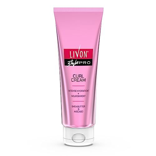 Livon Style Pro Curl Cream for curly, coily & wavy hair | | Curl defining cream for Intense Hydration & Nourishment | Leave in cream with Shea Butter & Avocado | 100ml(FROM INDIA)