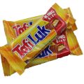 Tofiluk Caramel Crunch Chocolate King Size - (22g * 3 Pcs ) TOFILUK Chocolate Flavor and Caramel Coated Tofi Luk Biscuit - Cramel Crunch Chocolate. 