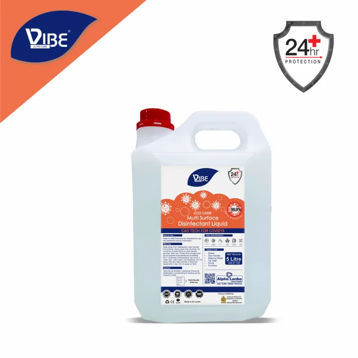 VIBE Eco Care Multi Surface Disinfectant Liquid- 5 Litre