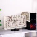 Cotton Linen Fabric LCD Computer Dust Cover Monitor Cover Towel Desktop Computer Cover Cover Cloth 27 Inch 22 23 24 Inch. 