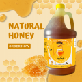 MENNA PRODUCTS Pure Wild Bee Honey 1kg - Raw, Unfiltered Honey from Wild Bees for Natural Sweetness and Wellness. 