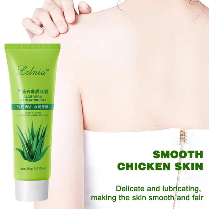 Aloe Vera Exfoliating Gel Peeling Whitening Moisturizing Sunscreen Repair Emulsione Skin Care Improve Blackheads Beauty Care