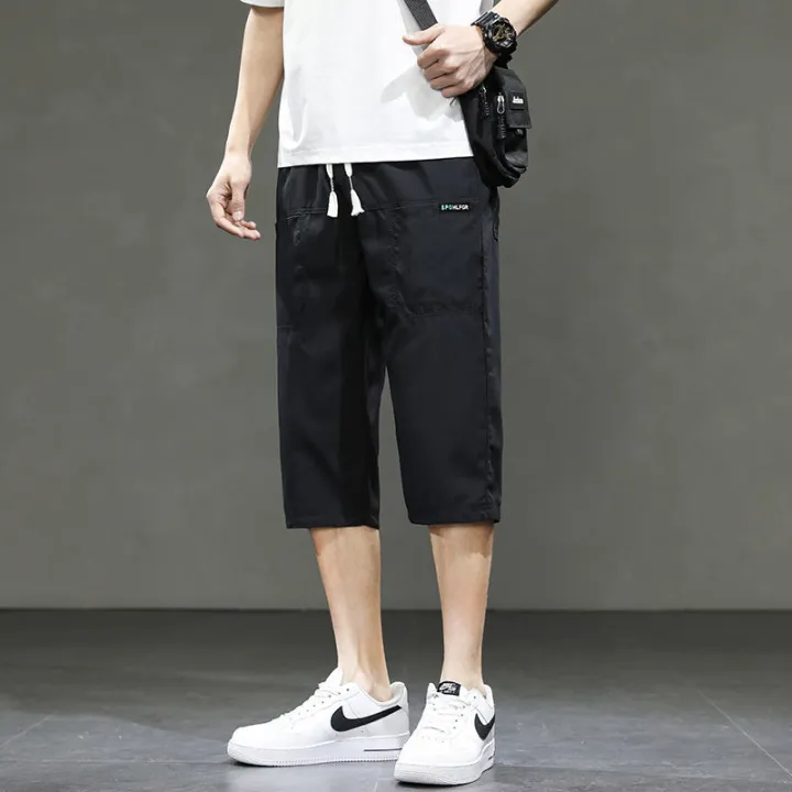 Casual%20Shorts%20Men's%20Summer%20Thin%20Loose%20Versatile%20New%20Ice%20Silk%20Pants%20Men's%20Sports%20Shorts%20Middle%20Pants%20Trendy%20-%20Image%209