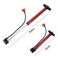 Bicycle Pump Mini Alloy Pump Bicycle Tire Inflator Pump Valve Adapter Portable Cycling High Pressure Air Pumps Tire Inflator Bike Accessories. 