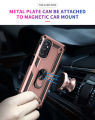Vantime for Samsung Galaxy M52 5G Hard Case Hybrid Cover Stand Holder Casing. 