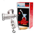 Manual Steel Meat Grinder Hand Operated Meat Mincer. 
