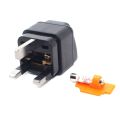 UK Travel Plug Adapter Type G With Fuse Multi-type Conversion Outlet Socket To Singapore Malaysia Power Converter 13A 250V Home Charing Plug 1pcs. 