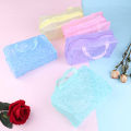 Clear Transparent Plastic PVC Travel Makeup Bag Cosmetic Toiletry Zip Bag Pouch Encounter. 