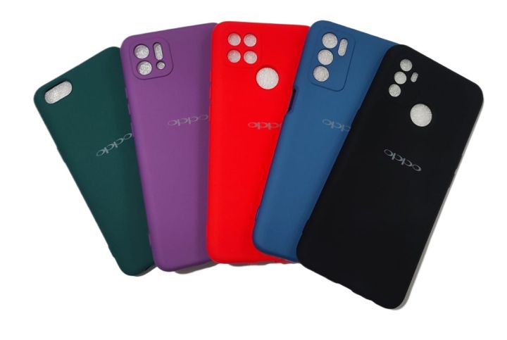 Cover RonRun Per Oppo A15/A15s/A35, Silicone TPU Morbido Antiurdo, Verde - 6