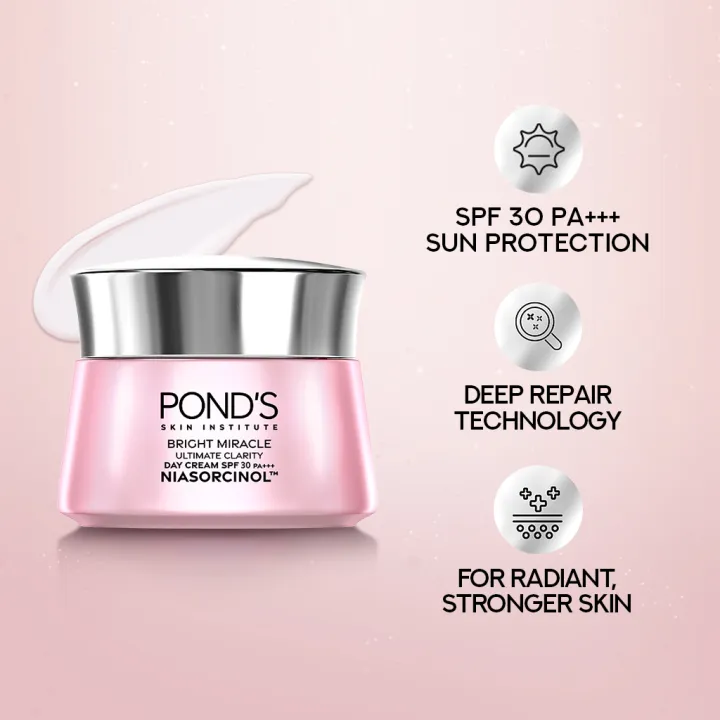 POND's%20Bright%20Miracle%20Day%20Cream%20Niasorcinol%2045g%20-%20Moisturizer%20for%20Face,%20Brightening,%20&%20Skin%20Care%20-%20Image%206