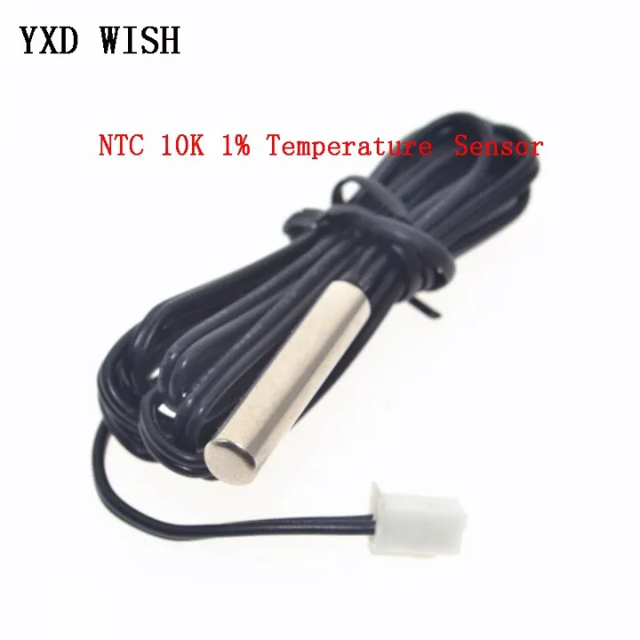 5pcs 0.5M Waterproof NTC Thermistor Accuracy Temperature Sensor 10K 1% 3950 Wire Cable Probe For Arduino NTC Thermistor Sensors