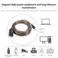 5/10/15/20m USB 2.0 Extension Cable Male to Female Active Wireless Network Card Extender Cable Cord USB Adapter. 