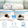 【BestGO】3D All-round Clouds Pillow Multifunctional Sleeping Egg Pillow Memory Foam Soft Neck Pillow Relieve Pressure. 