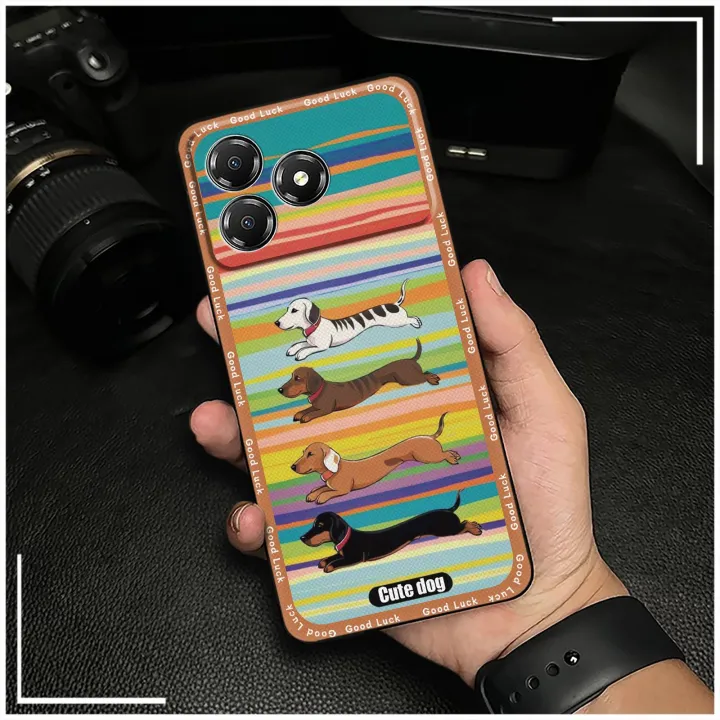 Durable%20Cute%20Phone%20Case%20For%20ZTE%20Blade%20A36%204G/Z2472%20Shockproof%20Anti-knock%20Phone%20Pouch%20Graffiti%20Cartoon%20Full%20wrap%20Silicone%20-%20Image%204