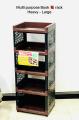 Book Rack / Storage Rack / Book Shelf 5 Layer Multipurpose Plastic Organizer. 