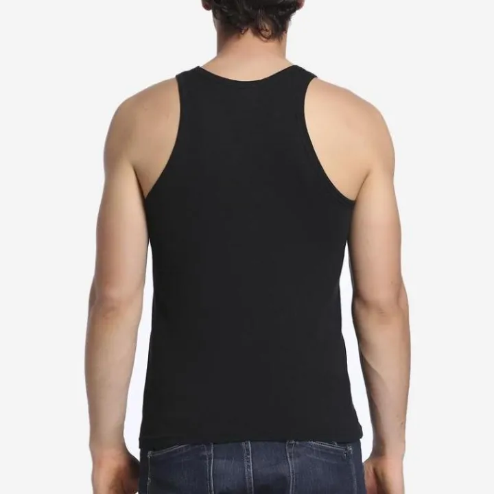1/3%20Pieces%20100%25%20Cotton%20Vest%20Men's%20Summer%20Youth%20Slim%20Stretch%20Men's%20Sports%20Sling%20Sleeveless%20New%20Undershirt%20-%20Image%205
