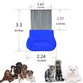 Stainless Steel Pins Pet Flea Comb Removers Flat needle, Threaded needle to Remove Lice and Ticks For Dogs And Cats. 